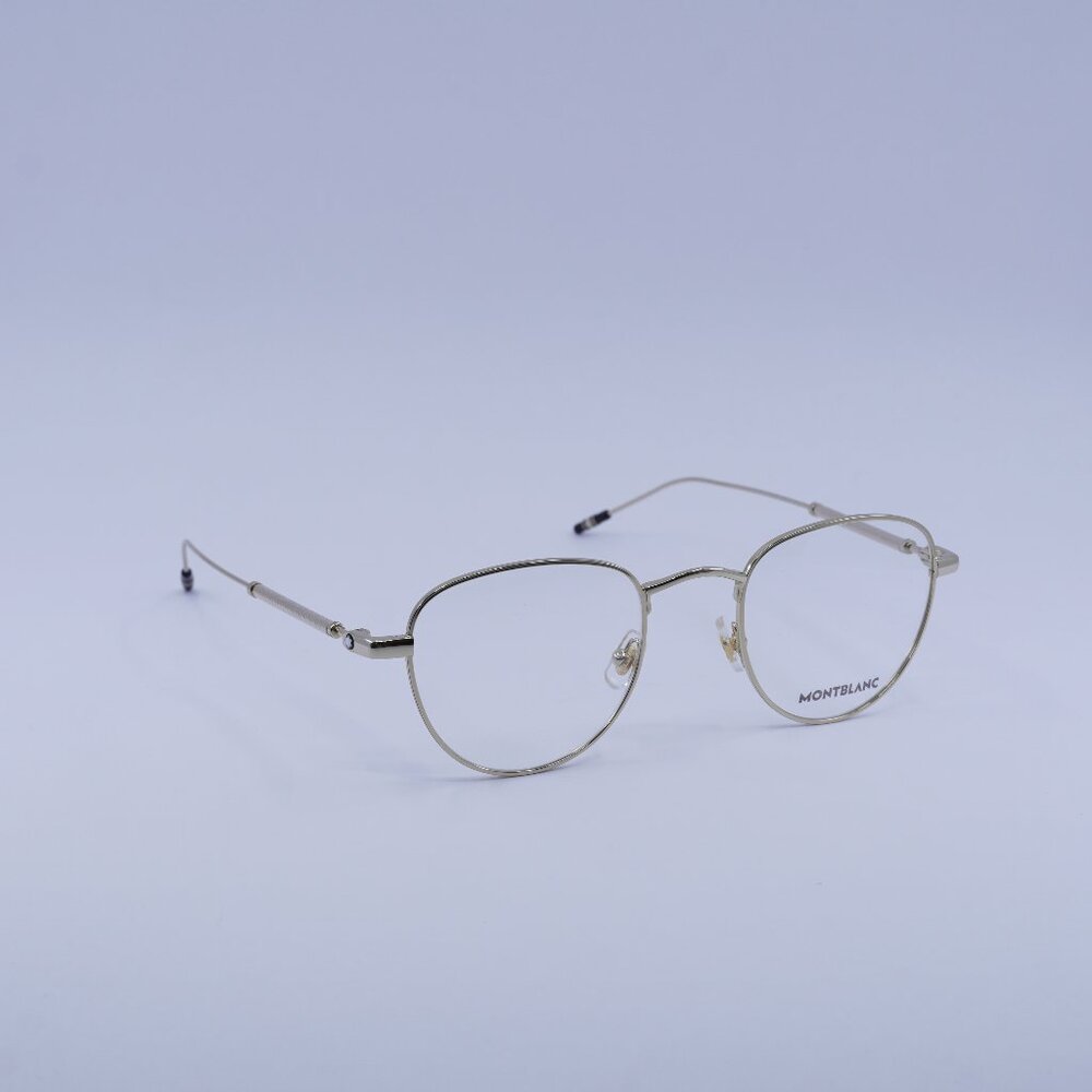 Montblanc MB0111O 002 Eyeglasses Gold 49mm Aviator Frame